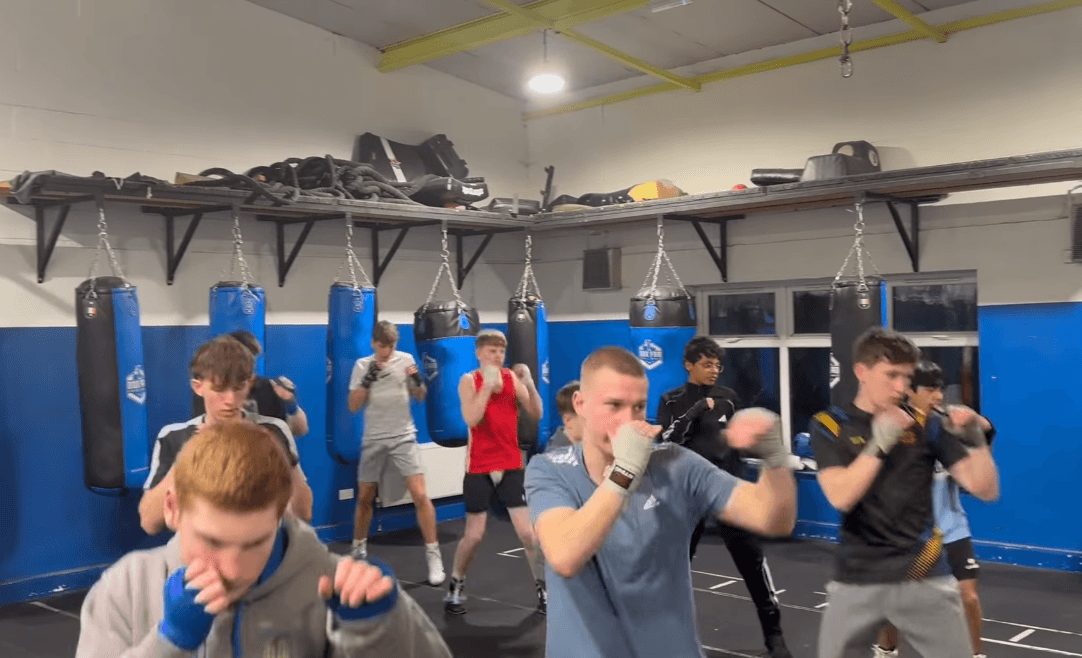 Angels Boxing club floor