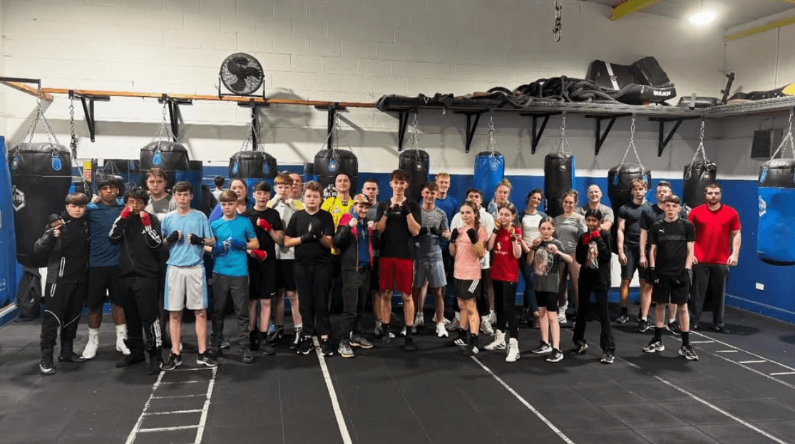 Kids boxing academy training at Angels Boxing