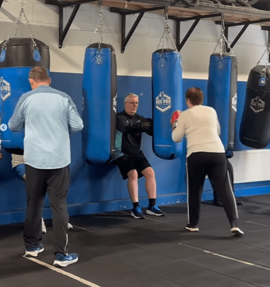 Parkinson Boxing Class training photo 3
