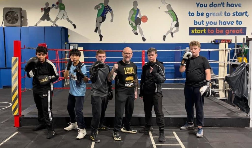 Angels Boxing gym training floor in Dublin